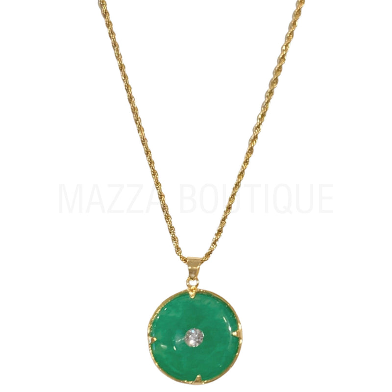 BUDDHA REVERSIBLE JEWEL JADE necklace