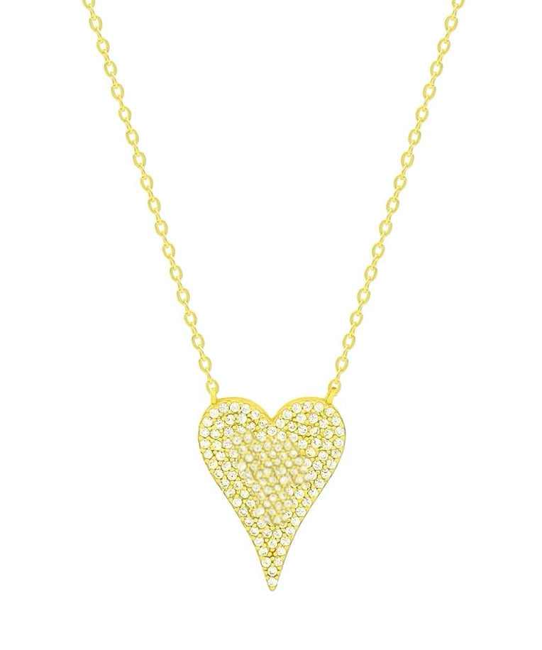 CRYSTAL HEART necklace