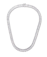 CRYSTAL BAGUETTE necklace