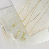 GOLD BOLD INITIAL MINI necklace