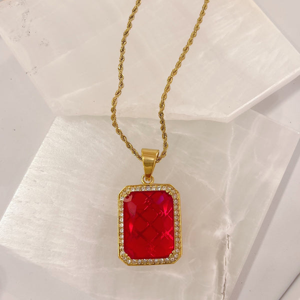 JEWEL RUBY XL necklace