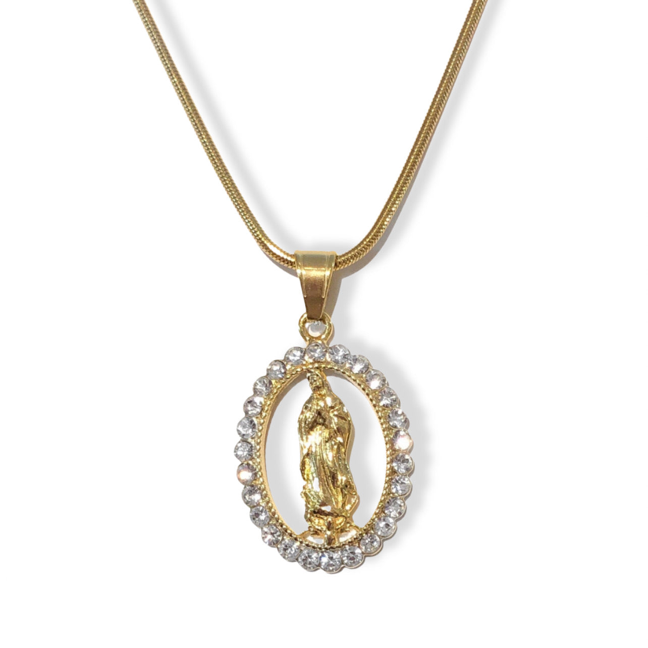 VIRGIN MARY CRYSTAL III necklace
