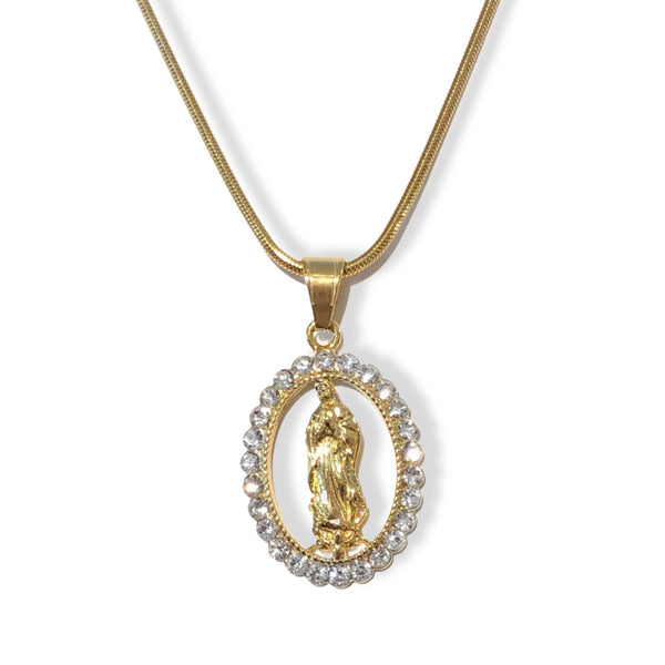 VIRGIN MARY CRYSTAL III necklace
