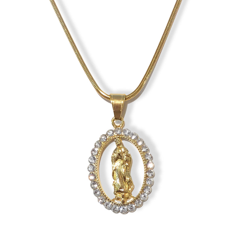 VIRGIN MARY CRYSTAL III necklace