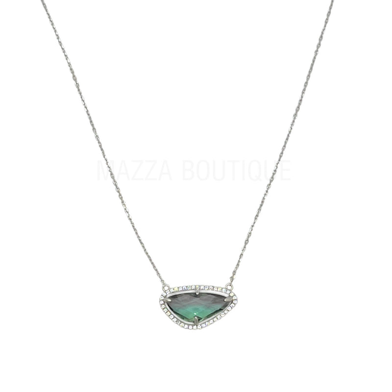 TURQUOISE GLASS necklace