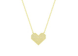 CRYSTAL HEART LOVE necklace