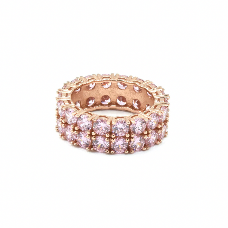DOUBLE UP PINK ring