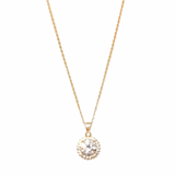 GOLD HALO STUD necklace