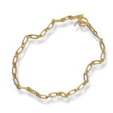 TWISTED CHAIN LINK TOGGLE necklace