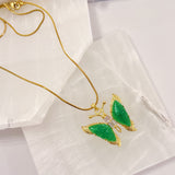 BUTTERFLY JADE necklace