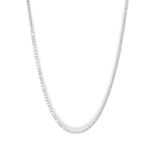 3MM STERLING SILVER TENNIS necklace