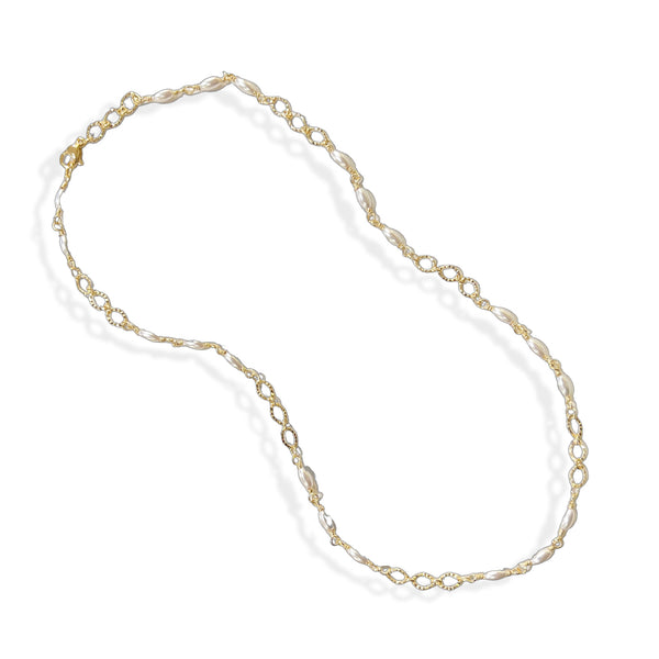 OVAL PEARL necklace