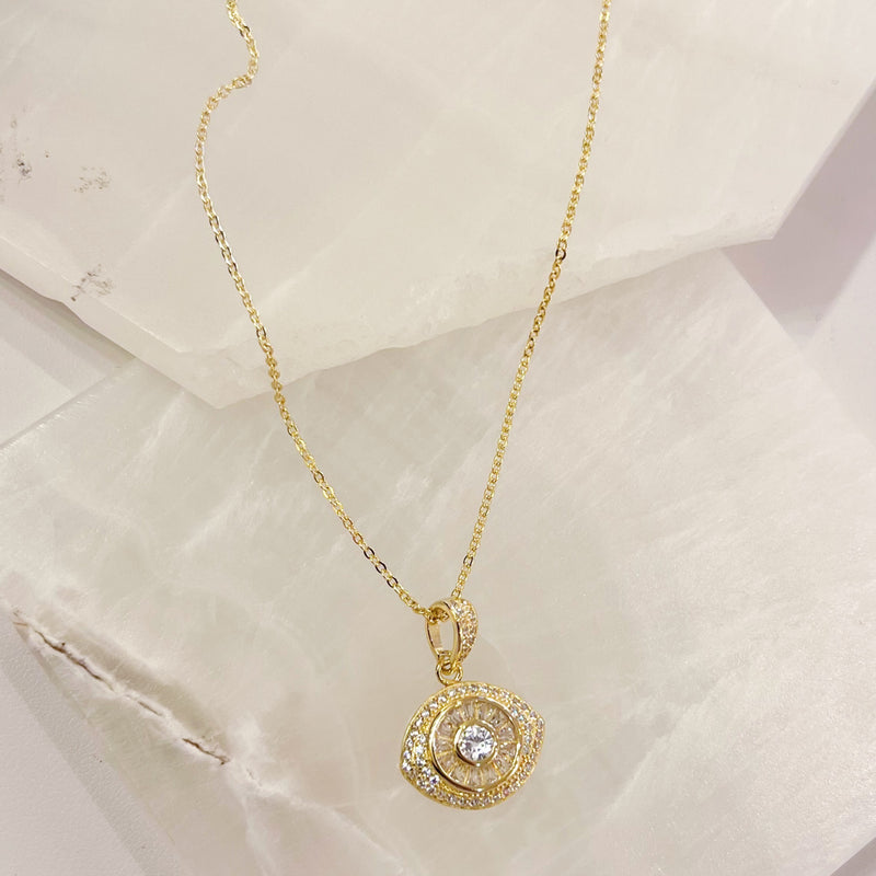 CRYSTAL EYE MINI necklace