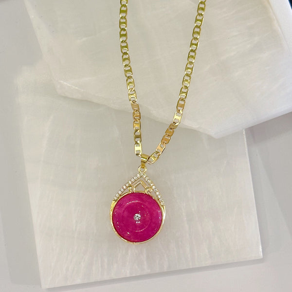 MAI FUCHSIA necklace