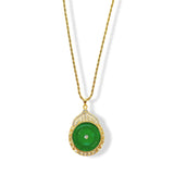 AZAMI CIRCLE JADE necklace