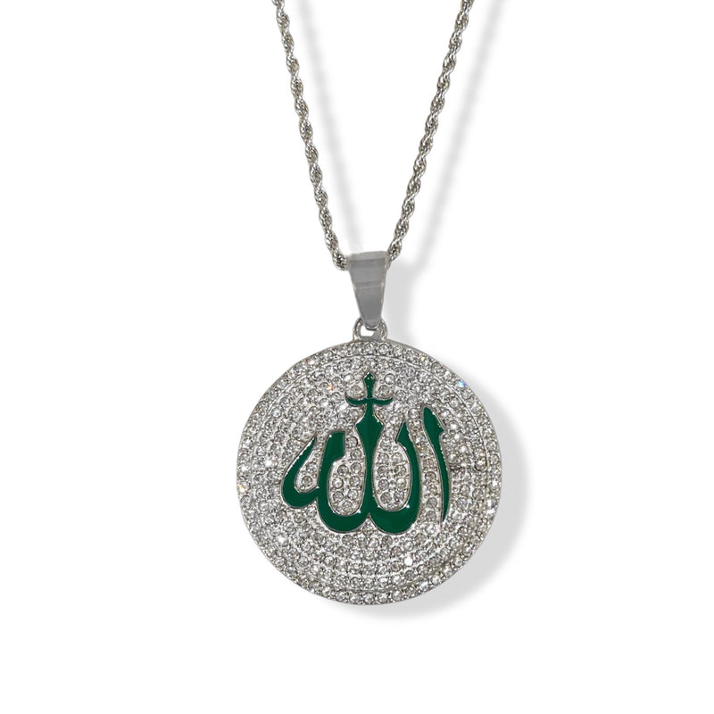 ALLAH MEDALLION II SILVER necklace