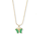 BUTTERFLY JADE MINI necklace