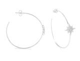 STARBURST HOOP earrings