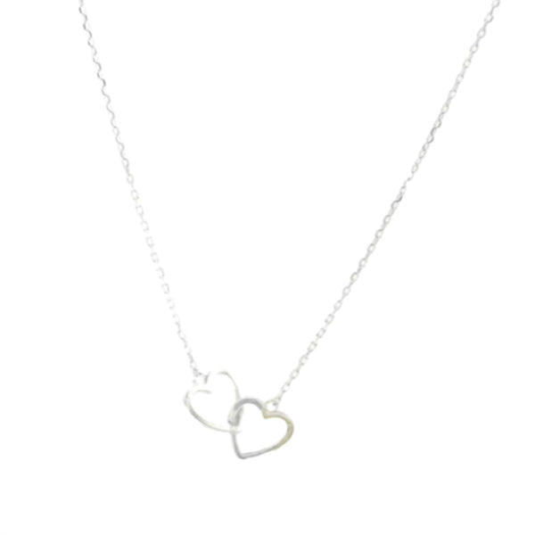 DOUBLE HEART MINI necklace