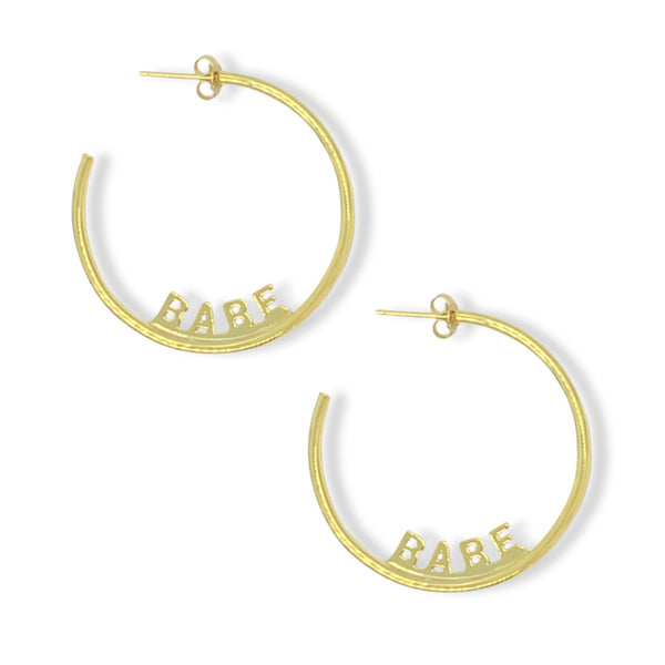 BABE HOOP earrings