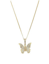 BUTTERFLY PAVE necklace
