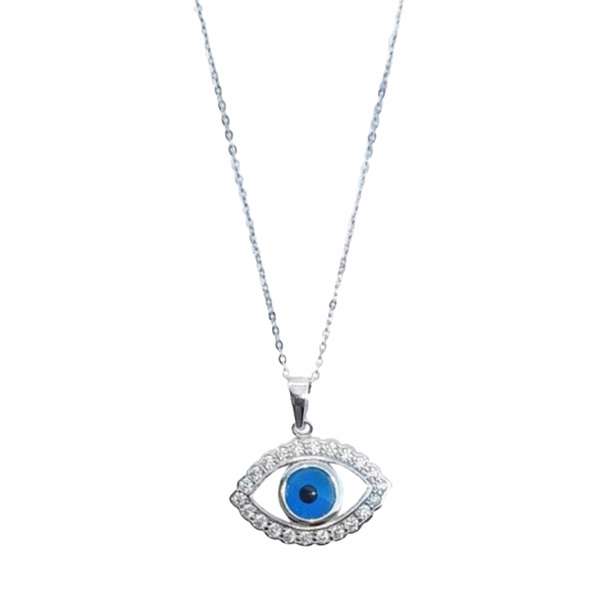 PROTECTION CRYSTAL EVIL EYE MINI necklace