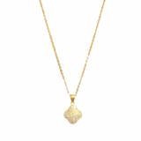 CRYSTAL CLOVER necklace