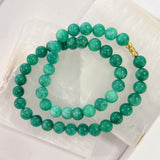 10MM PURITY JADE BEADED necklace