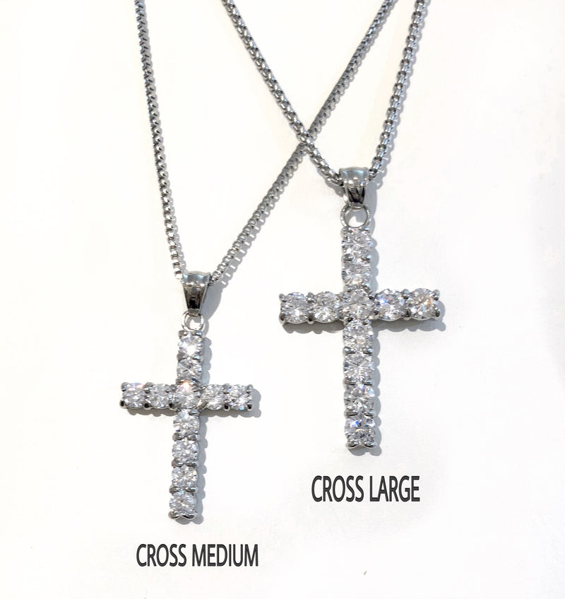 MEDIUM CROSS necklace