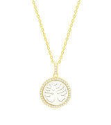 MOTHER OF PEARL TREE OF LIFE necklace