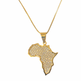 LARGE AFRICA CRYSTAL necklace
