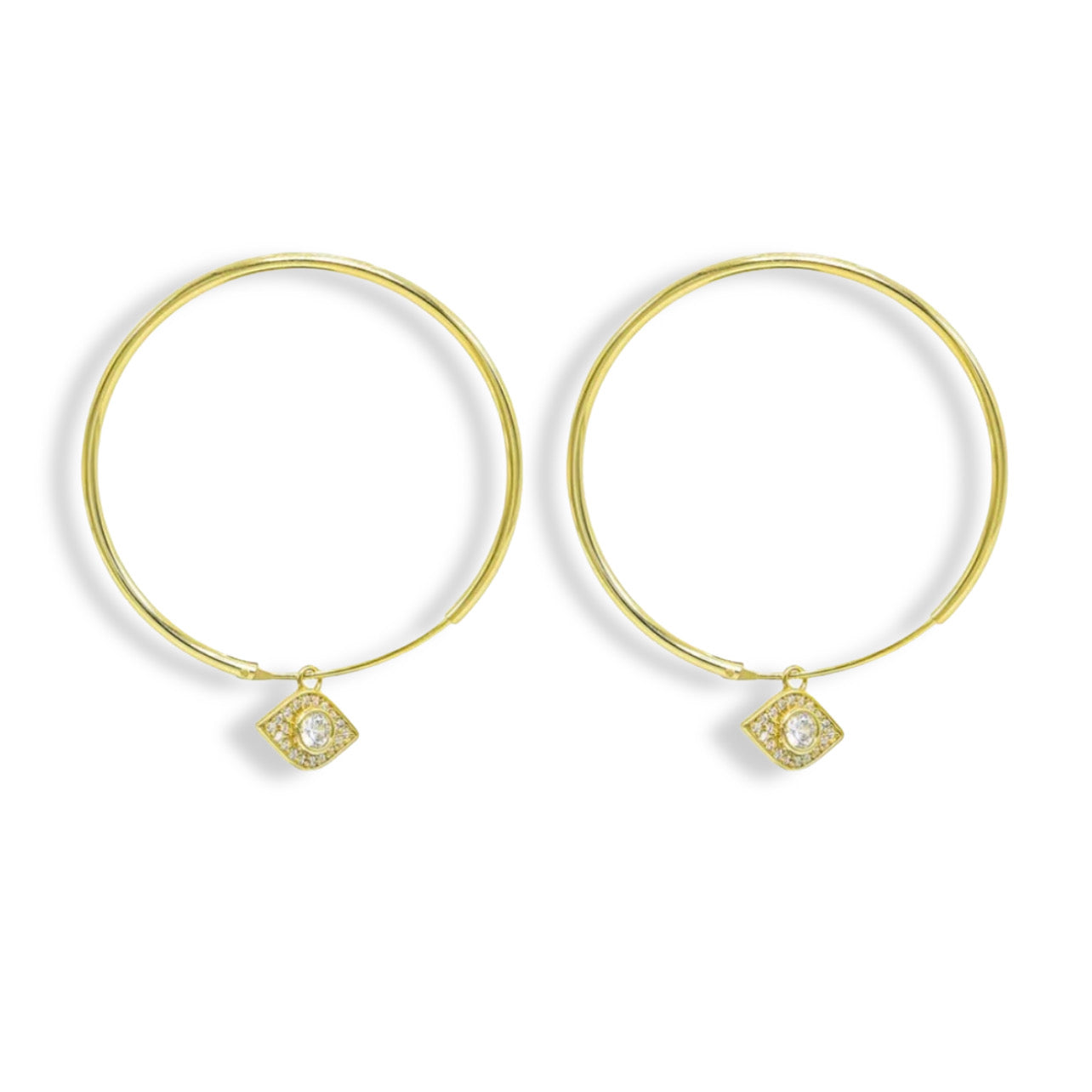 EYE HOOP earrings