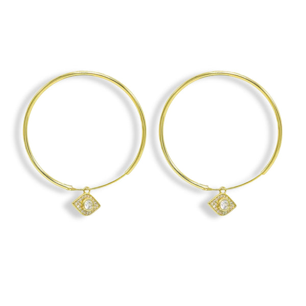 EYE HOOP earrings