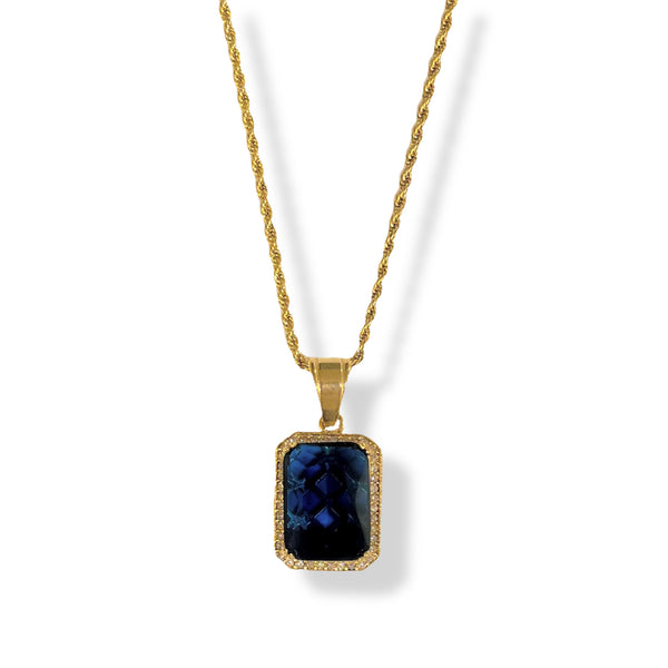 GOLD JEWEL SAPPHIRE MINI necklace