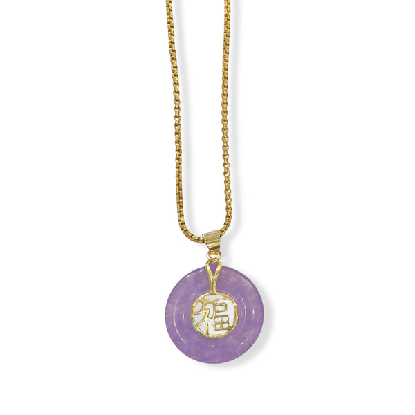 GOOD FORTUNE LAVENDER necklace