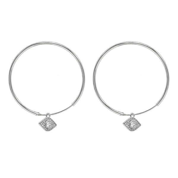 EYE HOOP earrings