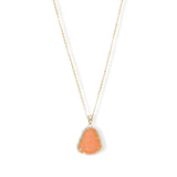 PEACH BUDDHA SUPER MINI necklace
