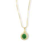 TAMI OVAL JADE necklace