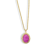 MIYA FUCHSIA necklace
