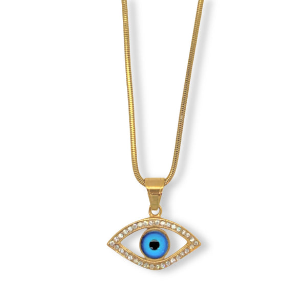 BLUE EVIL EYE necklace