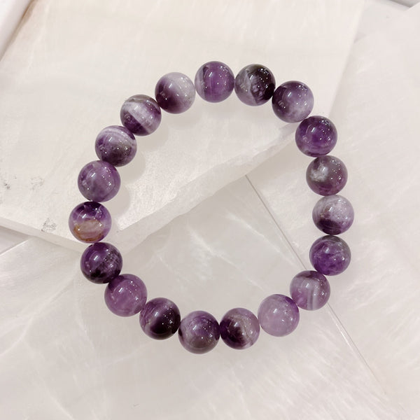 8MM AMETHYST BEADED bracelet