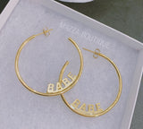 BABE HOOP earrings