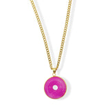 MARI CIRCLE FUCHSIA necklace