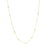 CRYSTAL BEZEL BY THE YARD necklace