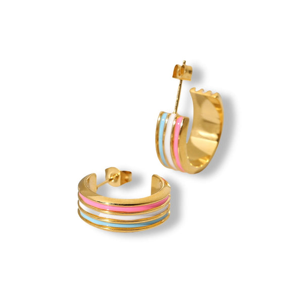 PASTEL HOOP earrings