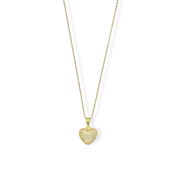 BUBBLE HEART SUPER MINI necklace