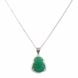 GREEN BUDDHA SUPER MINI necklace