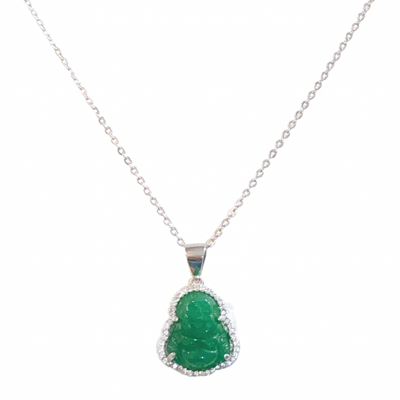 GREEN BUDDHA SUPER MINI necklace
