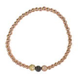 TRI COLOR BEADED bracelet