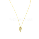 HOPE HEART CHAIN LINK necklace